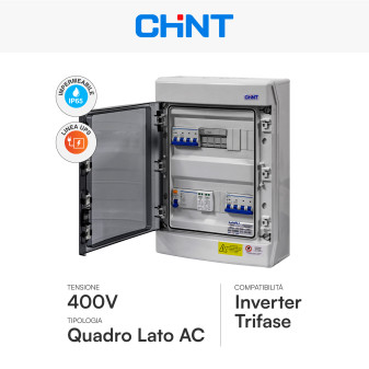 Chint Quadro Elettrico Lato AC Trifase Fino a 15kW 400V IP65 CEI 0-21