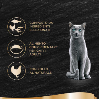 Sheba Filets Pollo con Tonno da Pesca Sostenibile per Gatti 60g