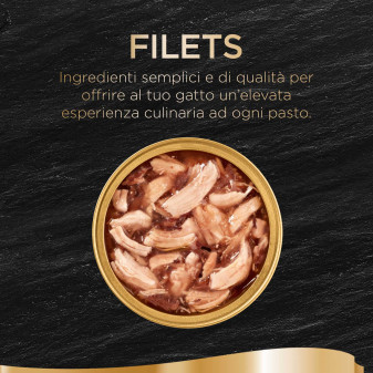 Sheba Filets Pollo con Tonno da Pesca Sostenibile per Gatti 60g