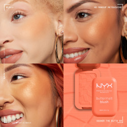 NYX Professional Makeup Buttermelt Blush Polvere Sooner The Butta 5g