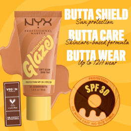 NYX Professional Makeup Buttermelt Glaze Fondotinta SPF 30 Colore 03