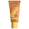 NYX Professional Makeup Buttermelt Glaze Fondotinta Illuminante SPF 30 Coprenza Modulabile 04 Almond Butta - Flacone 30ml