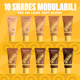 NYX Professional Makeup Buttermelt Glaze Fondotinta SPF 30 Colore 09