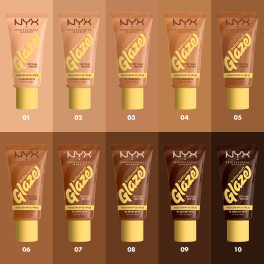 NYX Professional Makeup Buttermelt Glaze Fondotinta SPF 30 Colore 09