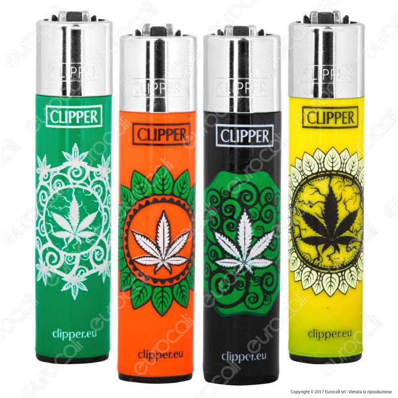 Clipper Large Fantasia Leaves 26 - 4 Accendini [TERMINATO]