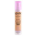 NYX Professional Makeup Bare With Me Siero Correttore Colorato 2in1 Idratante Coprenza Media 05.5 Medium Golden - Flacone 9,6ml