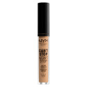 NYX Professional Makeup Can&#039;t Stop Won&#039;t Stop Correttore Liquido Viso Illuminante Opacizzante 7.5 Soft Beige - Flacone da 3,5ml