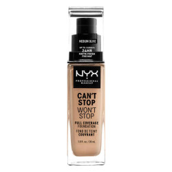 NYX Professional Makeup Can't Stop Won't Stop Fondotinta 09