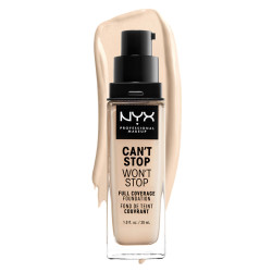 NYX Professional Makeup Can't Stop Won't Stop Fondotinta 01