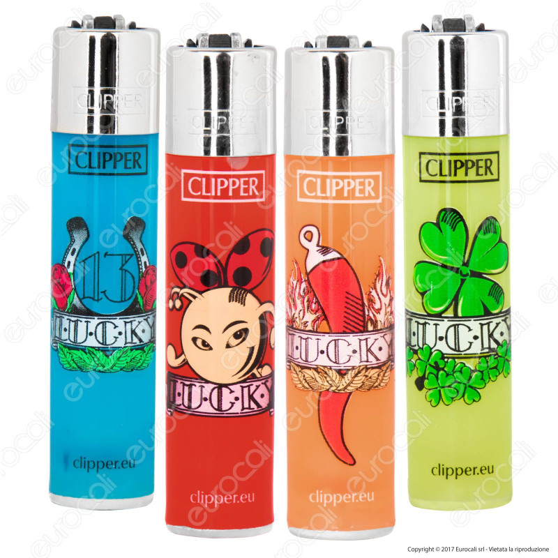 Clipper Large Fantasia Fortuna Tattoo - 4 Accendini [TERMINATO]