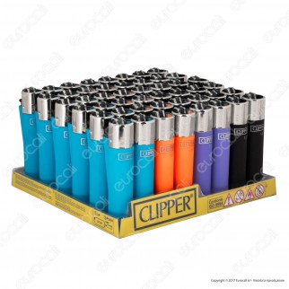 Clipper Large Fantasia Soft Touch 3 - Box da 48 Accendini