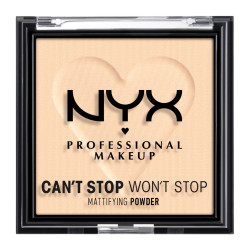 NYX Professional Makeup Can't Stop Won't Stop Cipria in Polvere 01