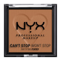 NYX Professional Makeup Can&#039;t Stop Won&#039;t Stop Cipria in Polvere Opacizzante e Levigante a Lunga Tenuta 08 Mocha