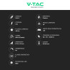 V-Tac VT-267 Lampadina LED GU5.3 6W Faretto MR16 SMD