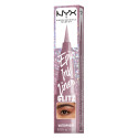 NYX Professional Makeup Epic Ink Liner Glitz Eyeliner Liquido in Penna Waterproof con Punta Flessibile 03 Shimmer Stitch