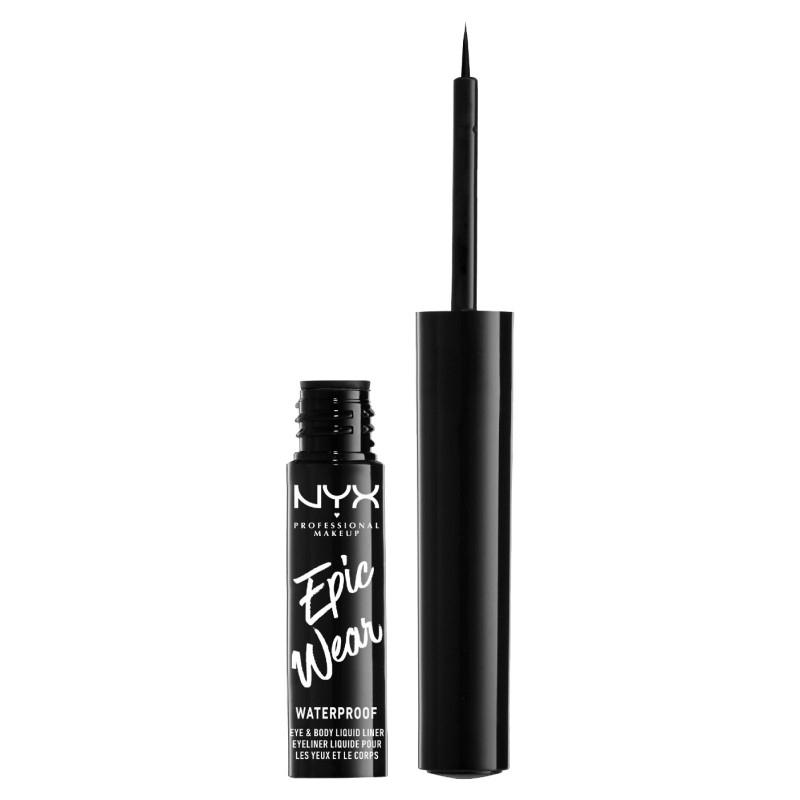 NYX Professional Makeup Epic Wear Eyeliner Liquido Waterproof Black NYX Professional Makeup Epic Wear Eyeliner Liquido Waterproof Black