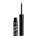 NYX Professional Makeup Epic Wear Eyeliner Liquido Waterproof Tenuta 72H Finish Matte per Viso e Corpo Pennello Sottile Red