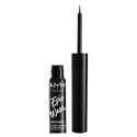 NYX Professional Makeup Epic Wear Eyeliner Liquido Waterproof Tenuta 72H Finish Matte per Viso e Corpo Pennello Sottile Brown