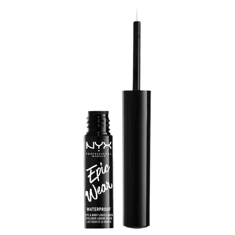NYX Professional Makeup Epic Wear Eyeliner Liquido Waterproof White NYX Professional Makeup Epic Wear Eyeliner Liquido Waterproof White