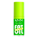 NYX Professional Makeup Fat Oil Chillz Gloss Labbra Colorato Idratante Effetto Ghiaccio 19 Kiwi Freezie - Flacone da 4,8ml