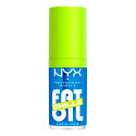 NYX Professional Makeup Fat Oil Chillz Gloss Labbra Colorato Idratante Effetto Ghiaccio 18 Polar Peppermint - Flacone da 4,8ml