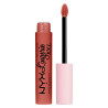 NYX Professional Makeup Lip Lingerie XXL Rossetto Matte 06 Peach Flirt