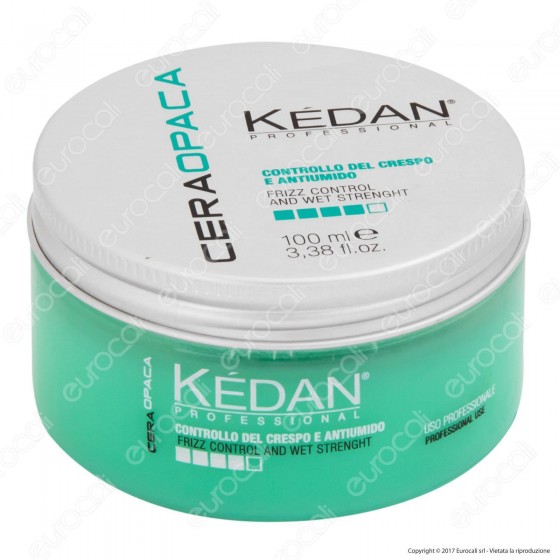 Kédan Professional Cera Opaca Ideale per Capelli Crespi e Sfibrati - Kédan Professional Cera Opaca Ideale per Capelli Crespi e Sfibrati -