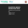 V-Tac Inverter Monofase Ibrido On-Grid / Off-Grid 8kW IP65