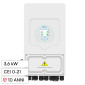 V-Tac Deye Inverter Monofase Ibrido On-Grid / Off-Grid 3,6kW IP65 Garanzia 10 Anni CEI 0-21 Display LCD - SKU 12344