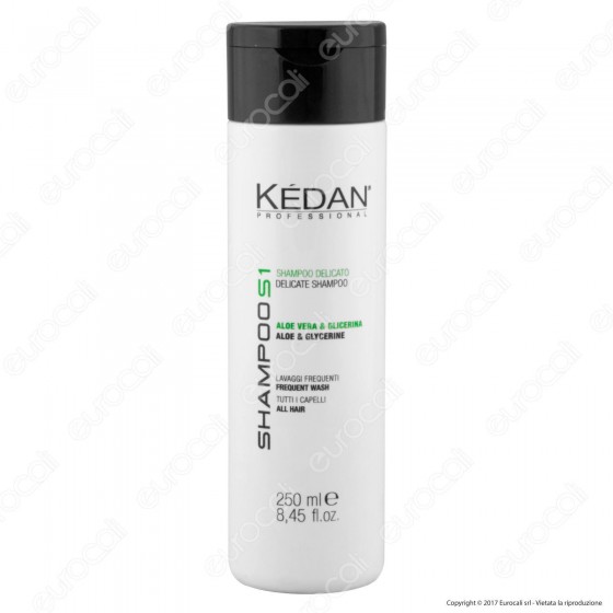 Kédan Professional Shampoo Delicato con Aloe Vera e Glicerina - Flacone da 250ml