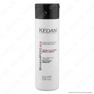 Kédan Professional Shampoo Ristrutturante con Keratina e Olio d'Argan
