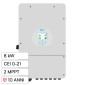 V-Tac Deye Inverter Monofase Ibrido On-Grid / Off-Grid 8kW IP65 Garanzia 10 Anni CEI 0-21 Display LCD - SKU 118031