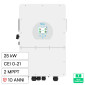 V-Tac Deye Inverter Trifase Ibrido On-Grid / Off-Grid 25kW IP65 Garanzia 10 Anni CEI 0-21 Display LCD - SKU 12644