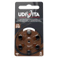 Udivita Batterie Per Protesi Acustiche Misura 312 Zinco Aria Tecnologia Phono Pulse - Blister da 6