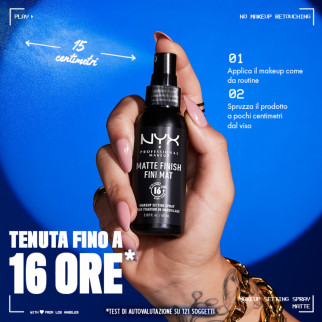 NYX Professional Makeup Matte Finish Fini Mat Spray Fissante Trucco 60ml