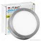 V-Tac VT-605SN RD Pannello LED Rotondo 6W SMD Satinato con Driver - SKU 6361 / 6362 [TERMINATO]