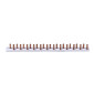 ETTROIT Pettine di collegamento 1P+N 40A/24P 12 modulli 22.5CM - Mod. JXBS3