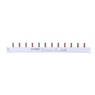 ETTROIT Pettine di collegamento 2P 63A 12 modulli 22.5CM - Mod. JXBS2