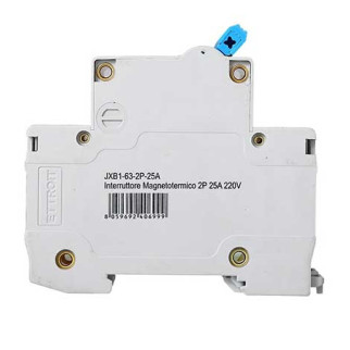 ETTROIT Interruttore Magnetotermico 2P 25A 220V 6KA - Mod. JX122560