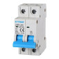 ETTROIT Interruttore Magnetotermico 2P 6A 220V 6KA - Mod. JX120660