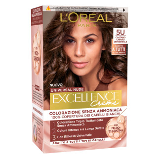 L'Oréal Paris Excellence Creme 5U Castano Chiaro Universale L'Oréal Paris Excellence Creme 5U Castano Chiaro Universale