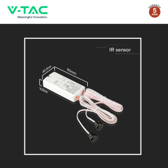 V-Tac VT-81012 Sensore di Movimento a Infrarossi Max 200W IP20