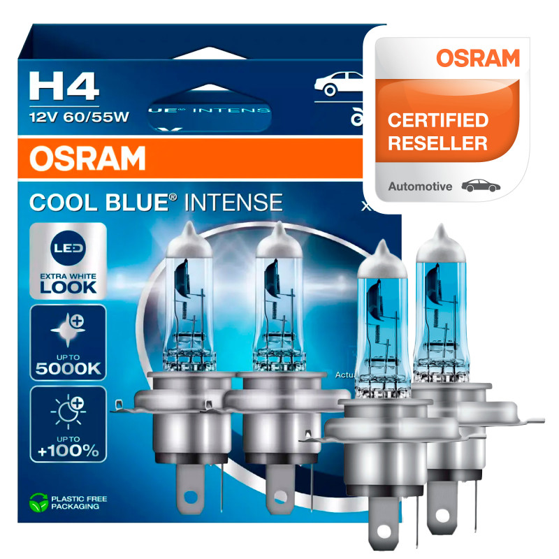 Lampadine Cool Blue Intense H4 per Fari Auto Osram Lampadine Cool Blue Intense H4 per Fari Auto Osram