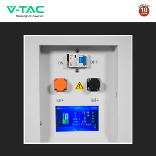 V-Tac Batteria BMS LiFePO4 51,2V 314Ah 16,07kWh Garanzia 10 Anni