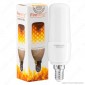 Firelamp Lampadina LED E14 3W 64 LED Copertura Opaca