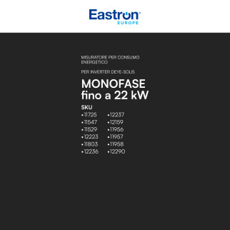 Eastron SDM230-modbus Misuratore Smart Inverter Monofase