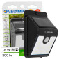 Velamp Dory Lampada LED da Muro 1,6W Faretto Applique IP44 con Pannello Solare e Sensore di Movimento Crepuscolare - mod. SL212