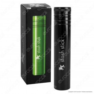 Black Leaf Stash Stick Porta Sigaretta in Alluminio Ø20mm