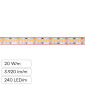 LEDCO Striscia LED Flessibile 100W Monocolore SMD 24V CRI≥90 IP67 - Bobina da 5m - mod. SL200LBC67 / SL200LBN67 / SL200LBI67