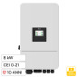 V-Tac Deye Inverter Trifase Ibrido On-Grid / Off-Grid 8kW IP65 Garanzia 10 Anni CEI 0-21 Display LCD - SKU 12643